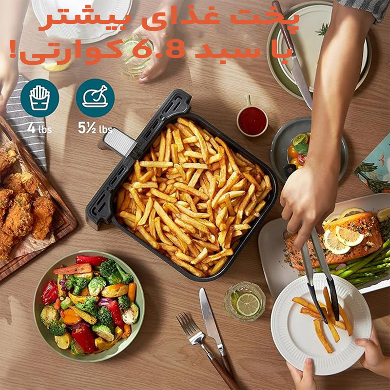 سرخ کن بدون روغن کوزوری مدل CAF-P583S - Image 20