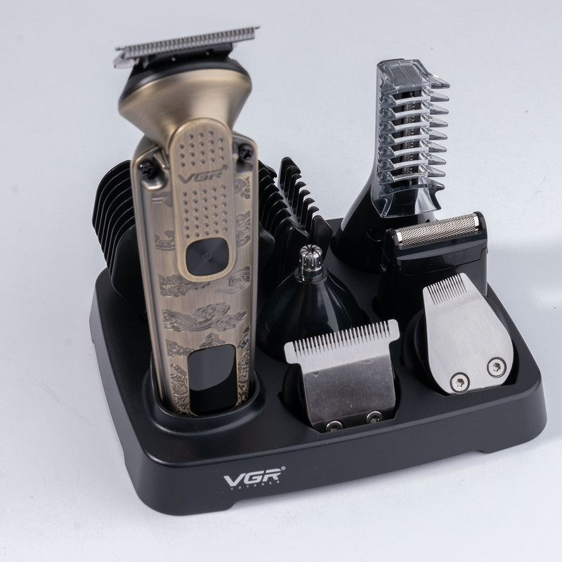 ست ماشین اصلاح موی سر و صورت و بدن وی جی ار مدل V-095 - Image 2