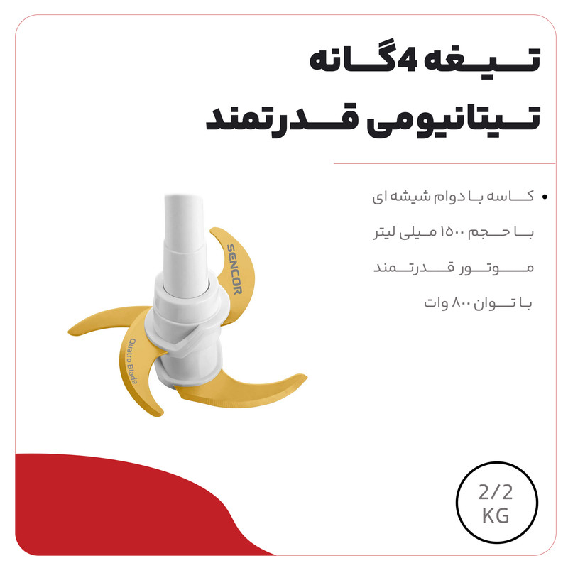 خردکن سنکور مدل SCB 6150SS - Image 11