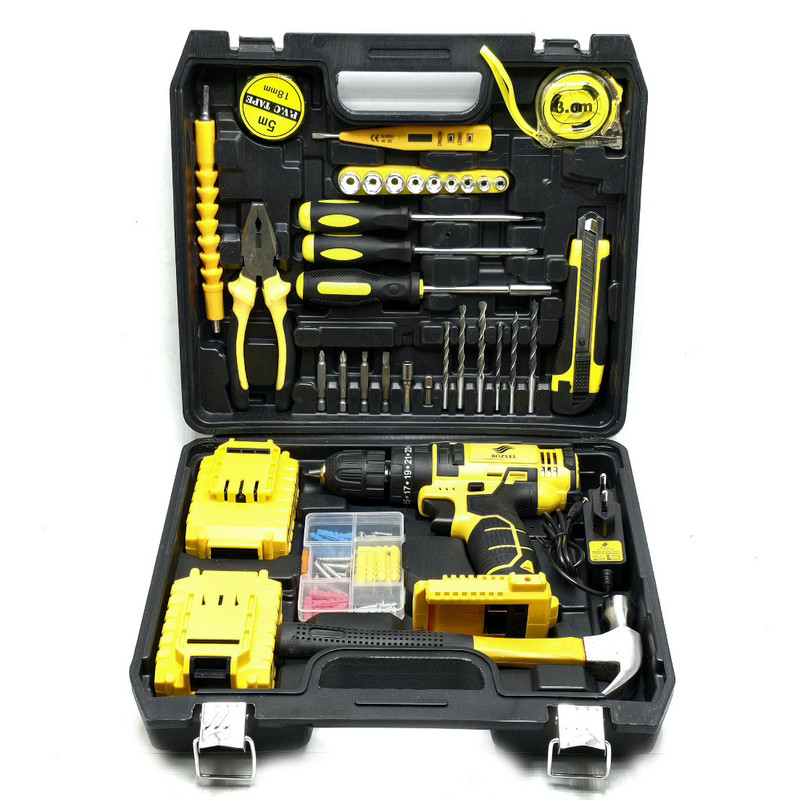 مجموعه 96 عددی دریل پیچ گوشتی شارژی چکشی بوزیل مدل 24V - Image 35