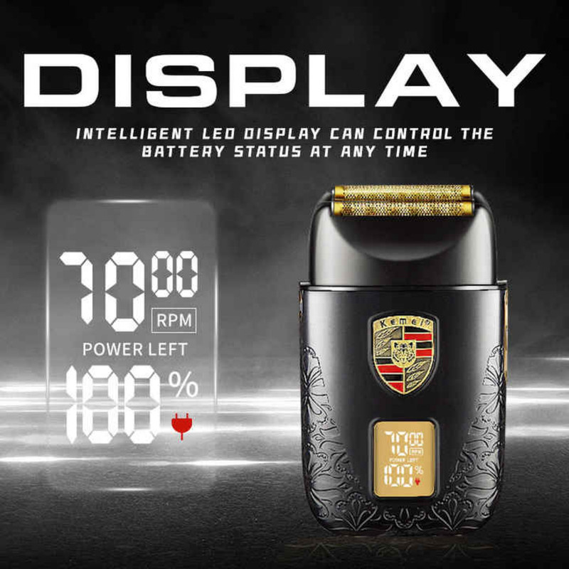 ست ماشین اصلاح موی صورت و بدن کیمی شارژی مدل KM-T93 - Image 3