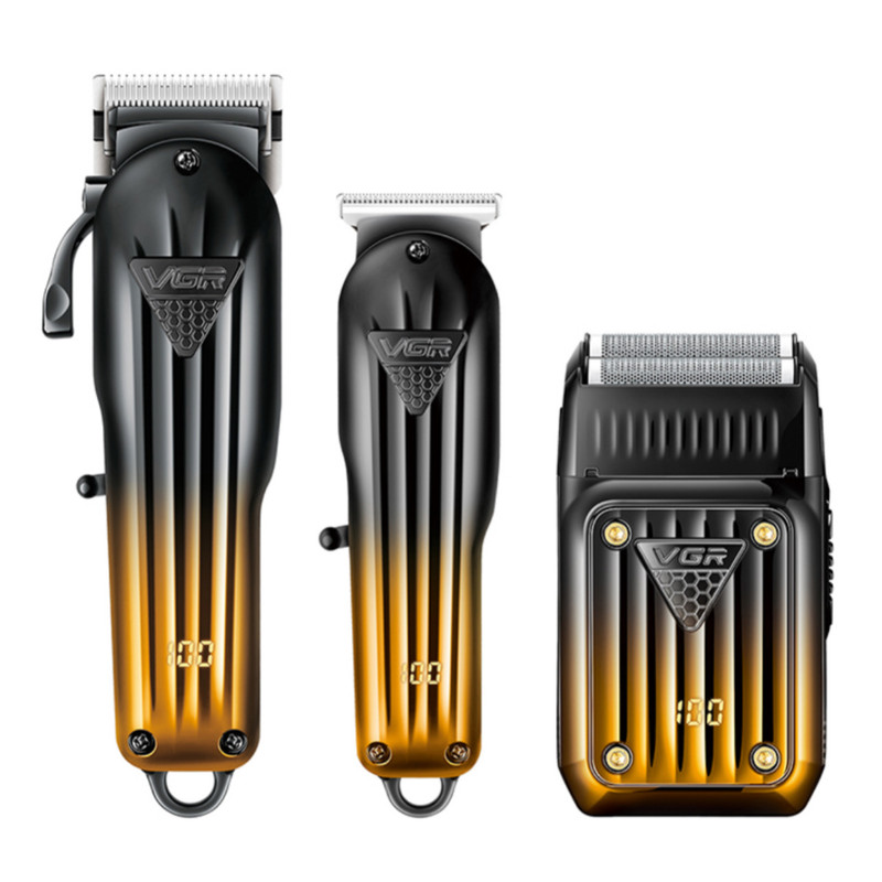 ماشین اصلاح موی سر و صورت شارژی وی جی ار مدل V-644 مجموعه سه عددی - Image 6