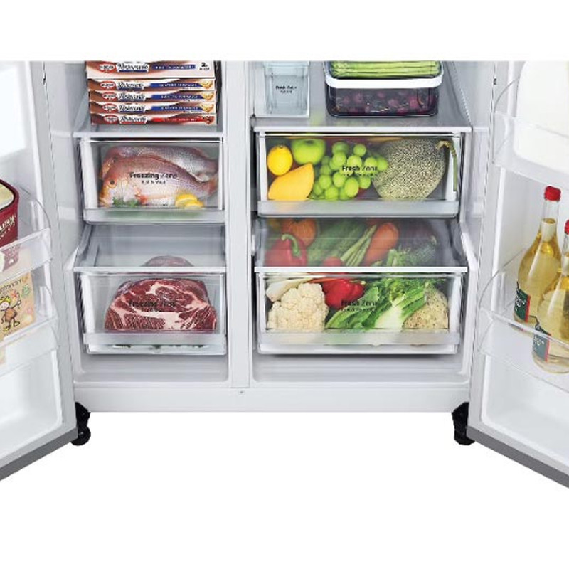 یخچال فریزر ساید بای ساید 24 فوت ال جی مدل GC-J267FLJW - Image 9