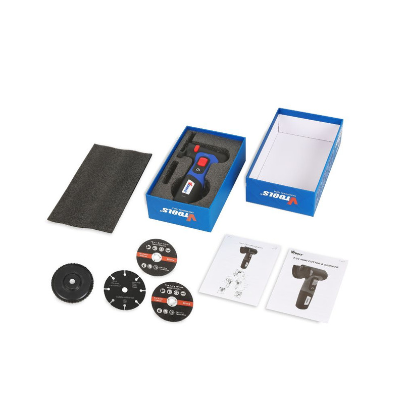 مینی فرز 75 میلیمتری شارژی وی تولز مدل VT1215 - Image 3