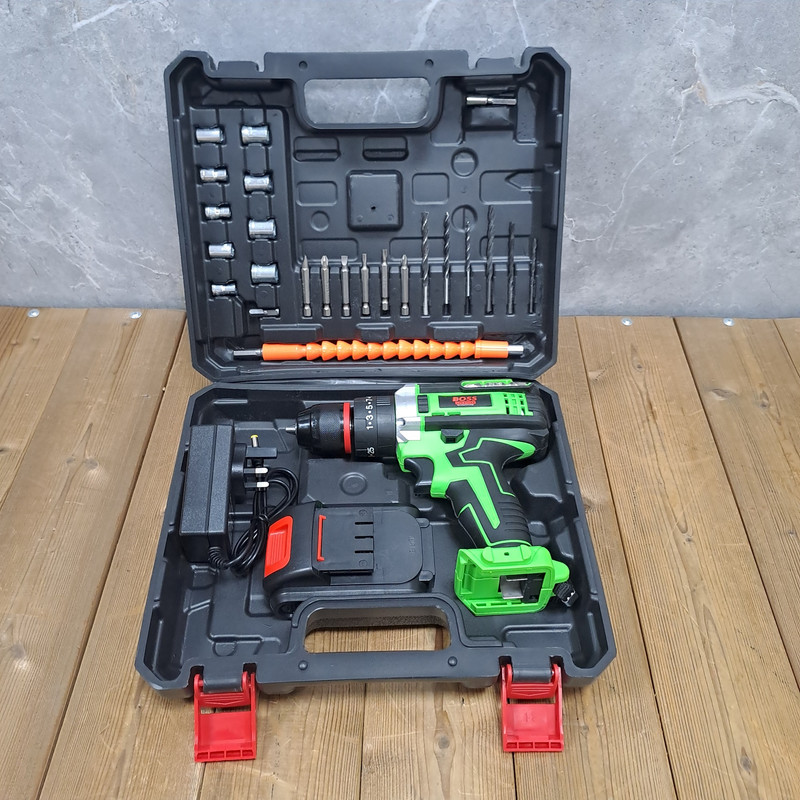 مجموعه 28 عددی دریل چکشی شارژی باس مدل 36VF MAX /LI _ ION کد 1 - Image 2