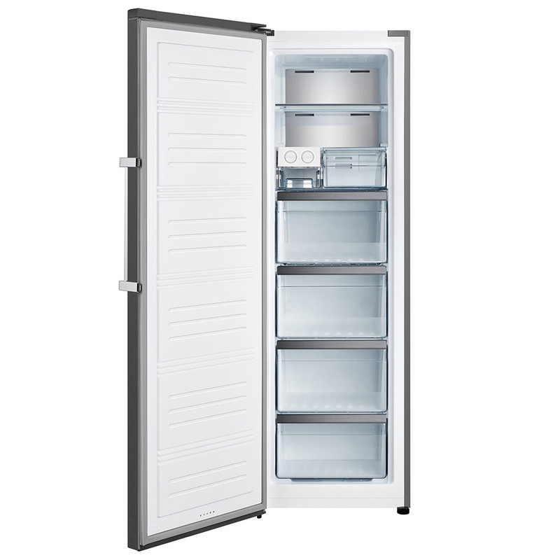 یخچال و فریزر دوقلو 40 فوت هایسنس مدل RS370S/FS270S، دارای نمایشگر و بدون برفک، با ارتفاع 186، پهنای 120 و عمق 67 سانتیمتر، میزان مصرف انرژی A+، دارای 5 طبقه در یخچال و 5 کشو در فریزر، دارای سیستم نوفراست - Image 5