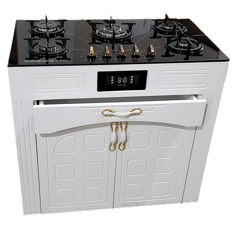 اجاق گاز هاکان مدل روشیشه فندک دار دو درب جا قاشوقی - Image 4