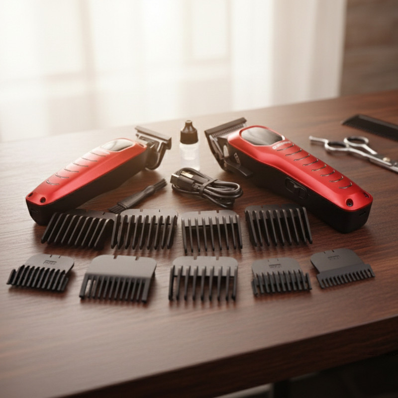 ماشین اصلاح موی سر و صورت شارژی جیمی مدل GM-8046 بسته 2 عددی - Image 26