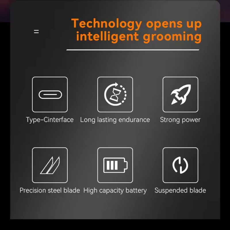 ست ماشین اصلاح موی صورت و بدن کیمی شارژی مدل KM-7939 - Image 2