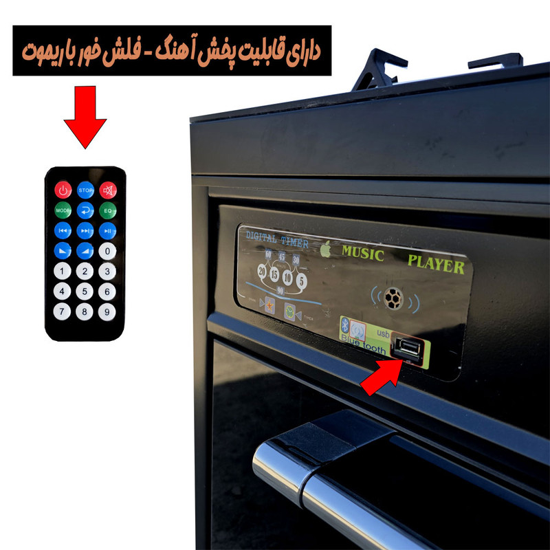 اجاق گاز کابینتی پنج شعله دنپاسر مدل PA2-Flash - Image 3