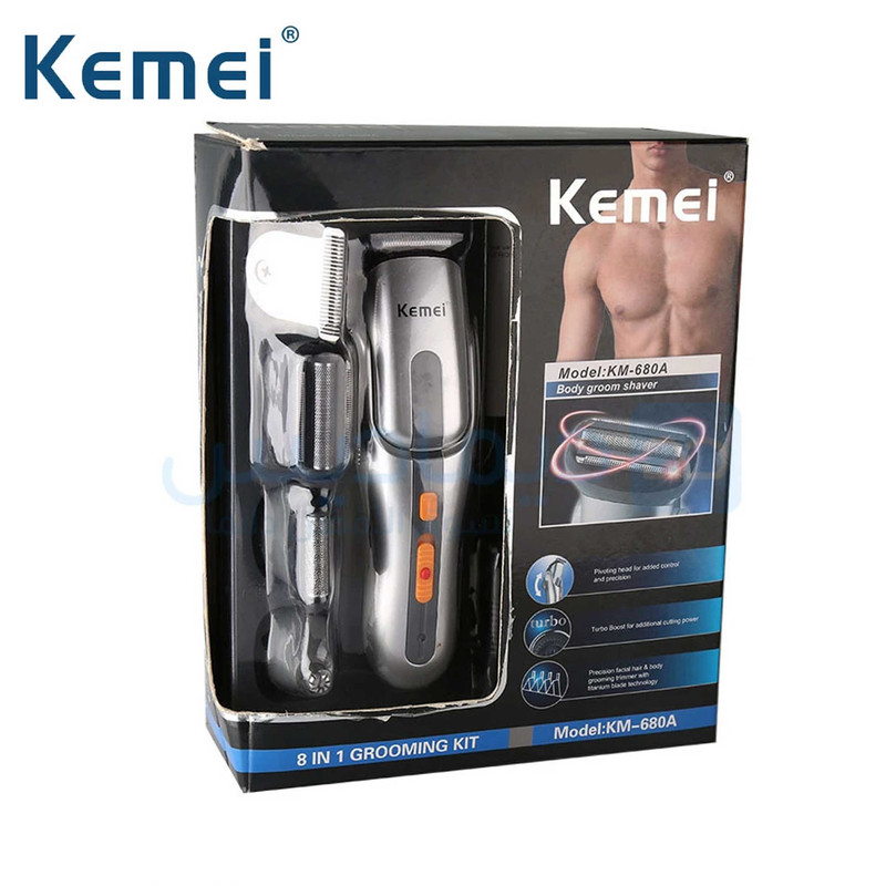 ماشین اصلاح موی صورت و بدن کیمی مدل KM-680 - Image 6