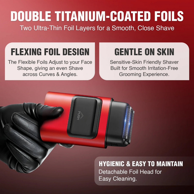 ماشین اصلاح موی صورت شارژی وی جی ار مدل V-307 - Image 7