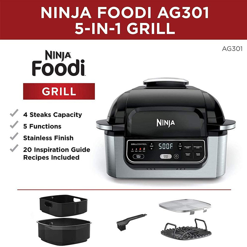 سرخ کن بدون روغن نینجا مدل AG301 - Image 8