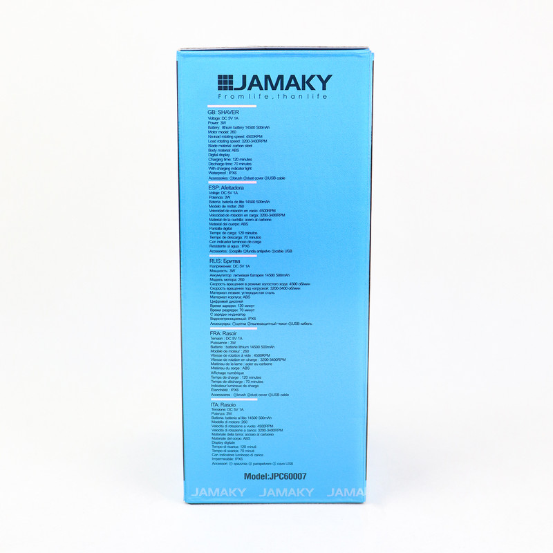 ماشین اصلاح موی صورت شارژی جاماکی مدل JPC60007 - Image 8