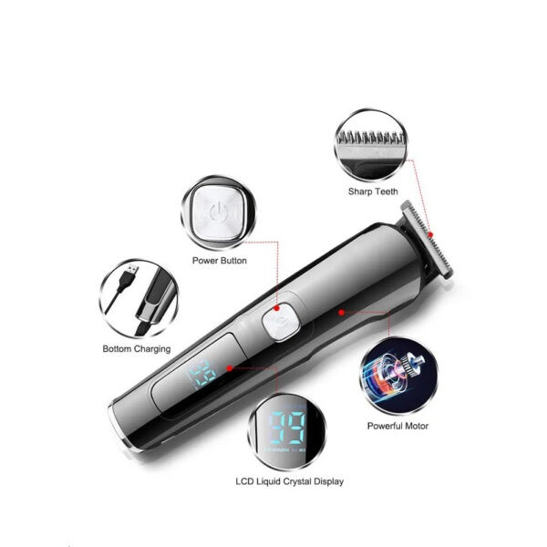 ماشین اصلاح موی صورت و بدن شارژی کومکس مدل KM-8688 - Image 2