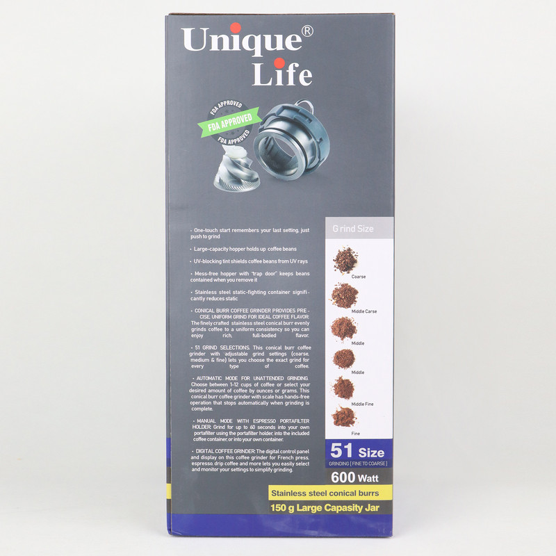 آسیاب قهوه یونیک لایف مدل UL-CG019S - Image 4