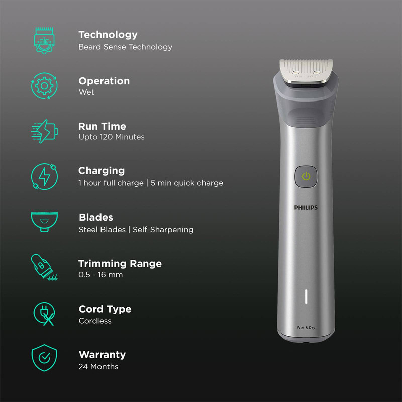 ماشین اصلاح موی سر و صورت فیلیپس مدل MG5930 - Image 3