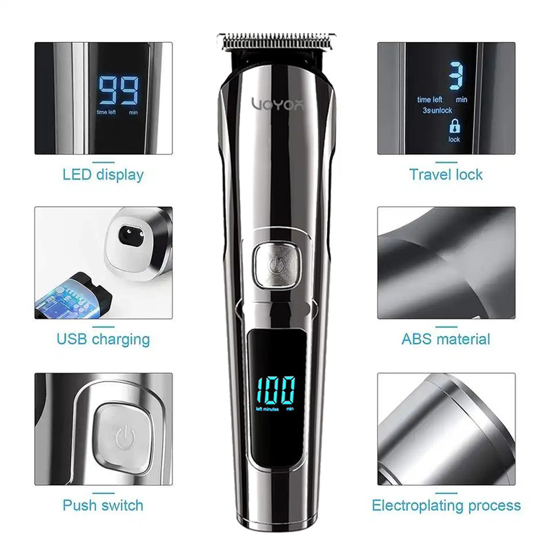 ماشین اصلاح موی سر و صورت شارژی وویور مدل FK-8688T - Image 9