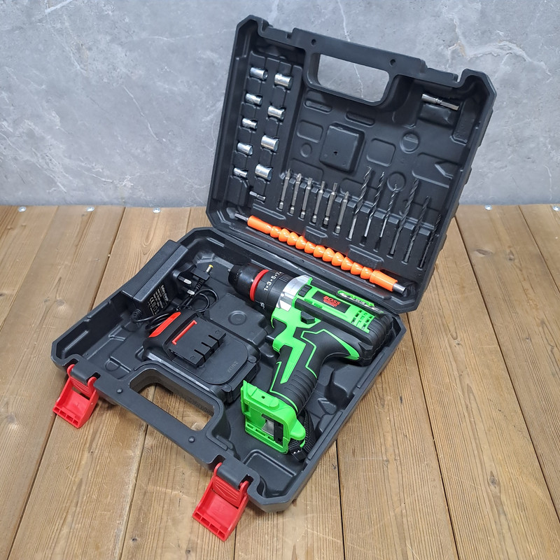 مجموعه 28 عددی دریل چکشی شارژی باس مدل 36VF MAX /LI _ ION کد 1 - Image 3