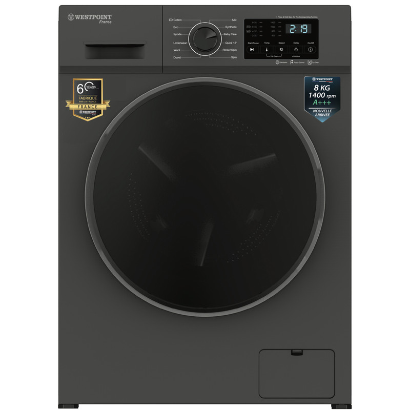 ماشین لباسشویی وست پوینت مدل WMS-81424.E ظرفیت ۸ کیلوگرم - Image 2