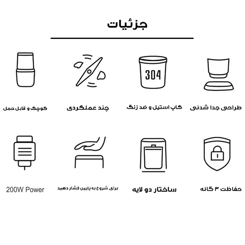 آسیاب مدل 730YX - Image 2