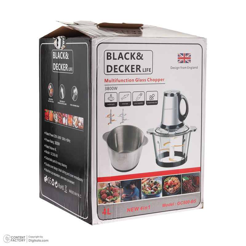 خردکن 4 لیتری بلک اند دکر لایف مدل GC500-B5 - Image 10