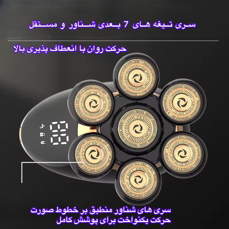 ماشین اصلاح موی سر و صورت شارژی مدل RQ6900S - Image 6