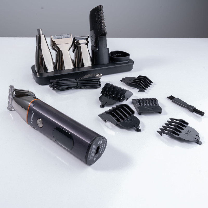 ست ماشین اصلاح موی صورت و بدن کیمی مدل KM-5857 - Image 9