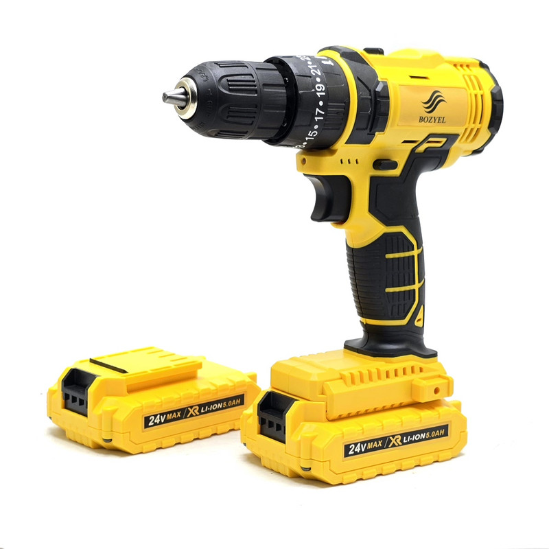 مجموعه 96 عددی دریل پیچ گوشتی شارژی چکشی بوزیل مدل 24V - Image 23