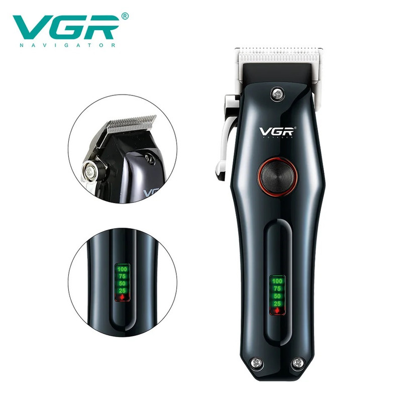 ماشین اصلاح موی سر و صورت وی جی ار مدل v-969 - Image 12