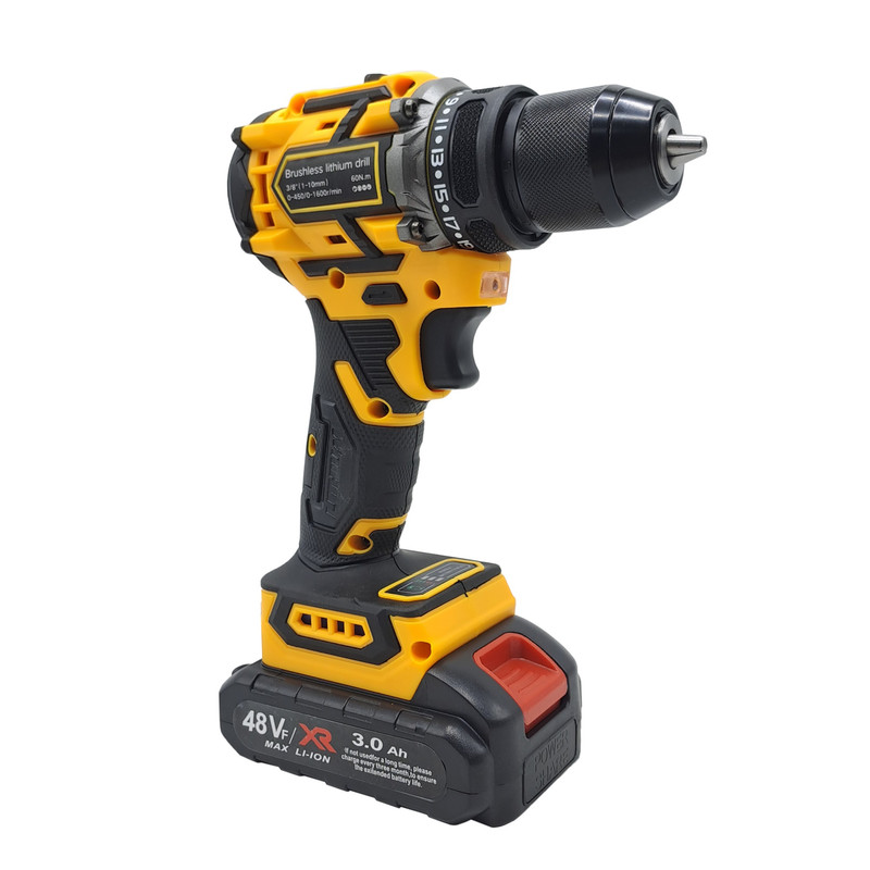 مجموعه 28 عددی دریل پیچ گوشتی براشلس صنعتی نیوپاور مدل 48VF کد 2 - Image 8