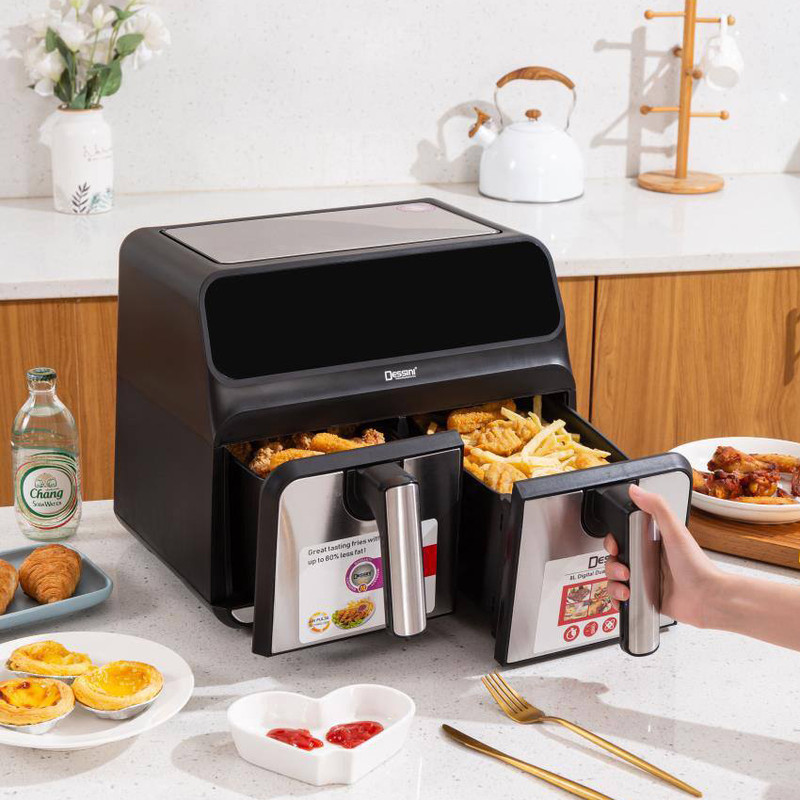 سرخ کن بدون روغن دسینی مدل دو قلو DK-4242 - Image 5