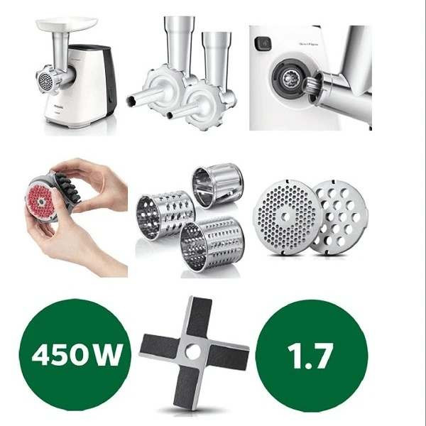 چرخ گوشت 1600 وات فیلیپس مدل HR 2714 - Image 8