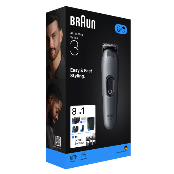 ماشین اصلاح موی صورت شارژی براون مدل AIO3540 - Image 3