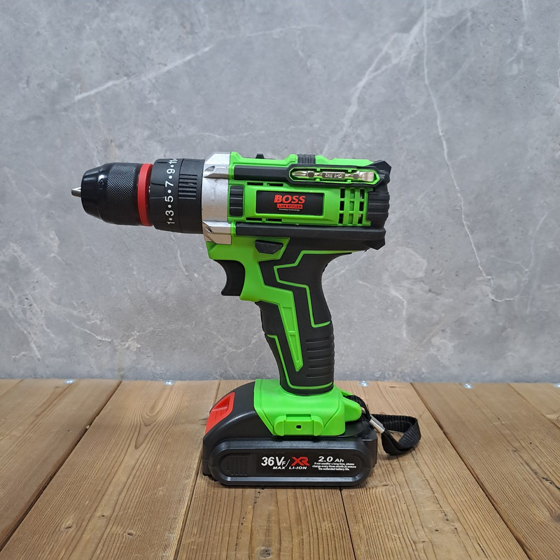 مجموعه 28 عددی دریل چکشی شارژی باس مدل 36VF MAX /LI _ ION کد 1 - Image 6