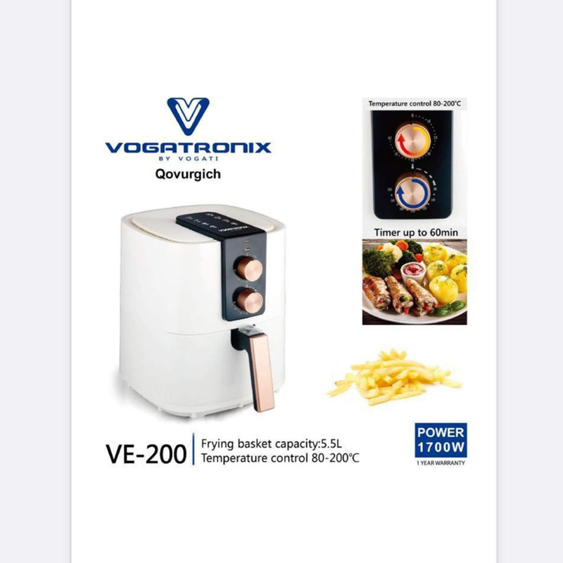سرخ کن بدون روغن وگاترونیکس مدل VE-200 - Image 3