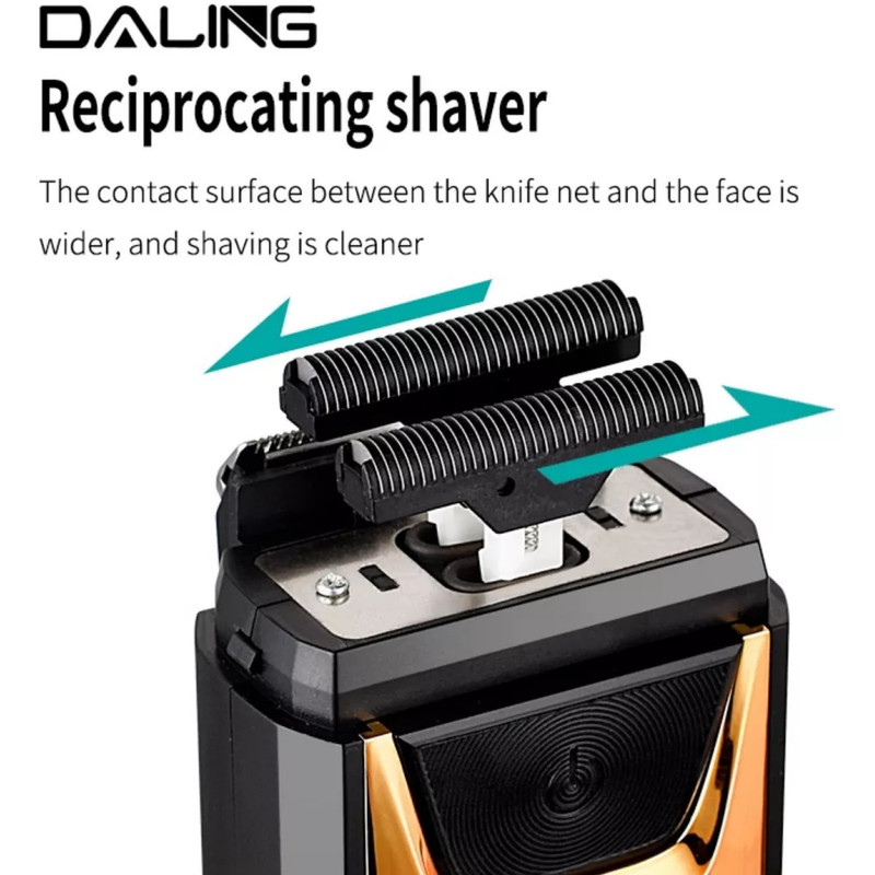 ست ماشین اصلاح موی صورت و بدن شارژی دالینگ مدل dl-9215 - Image 7