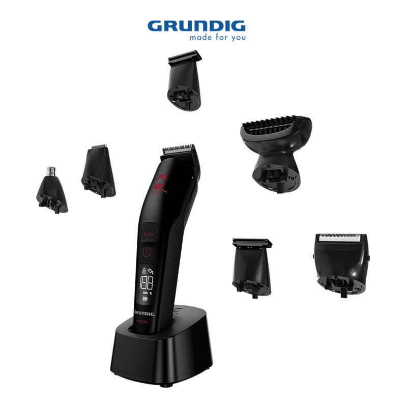 ست ماشین اصلاح موی صورت و بدن شارژی گروندیگ مدل MGK 9030 PRO Version 2025 - Image 6