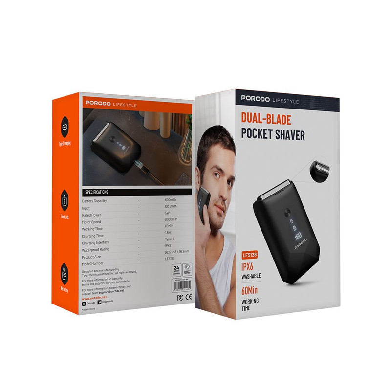 ماشین اصلاح موی صورت شارژی پرودو مدل PD-LFST128-BK - Image 2