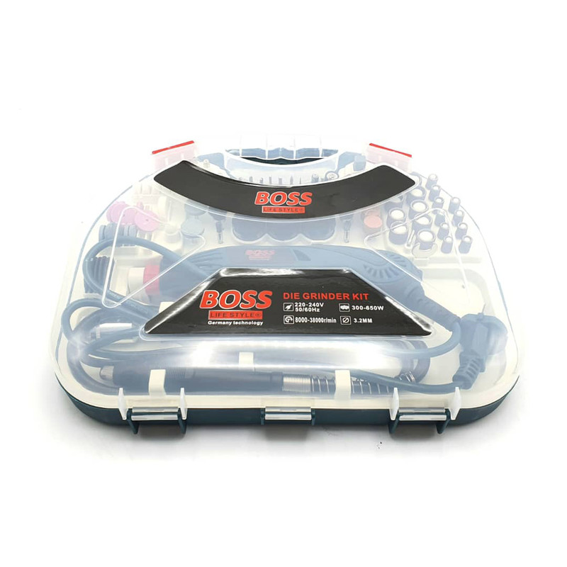 مجموعه 215 عددی فرز انگشتی مینیاتوری و حکاکی باس مدل DIE-GRINDER - Image 9