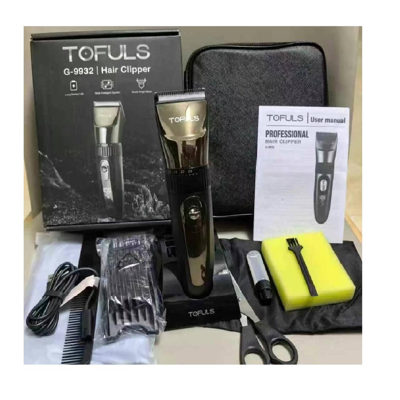 ست ماشین اصلاح موی صورت و بدن شارژی توفولز مدل G-9932 - Image 9