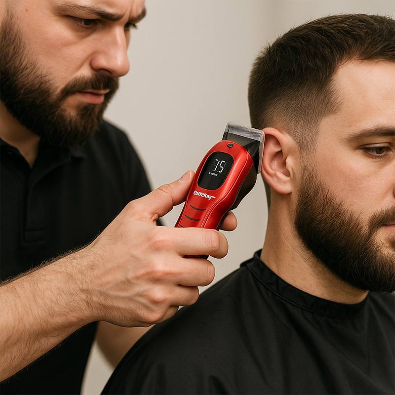 ماشین اصلاح موی سر و صورت شارژی جیمی مدل GM-8046 بسته 2 عددی - Image 11