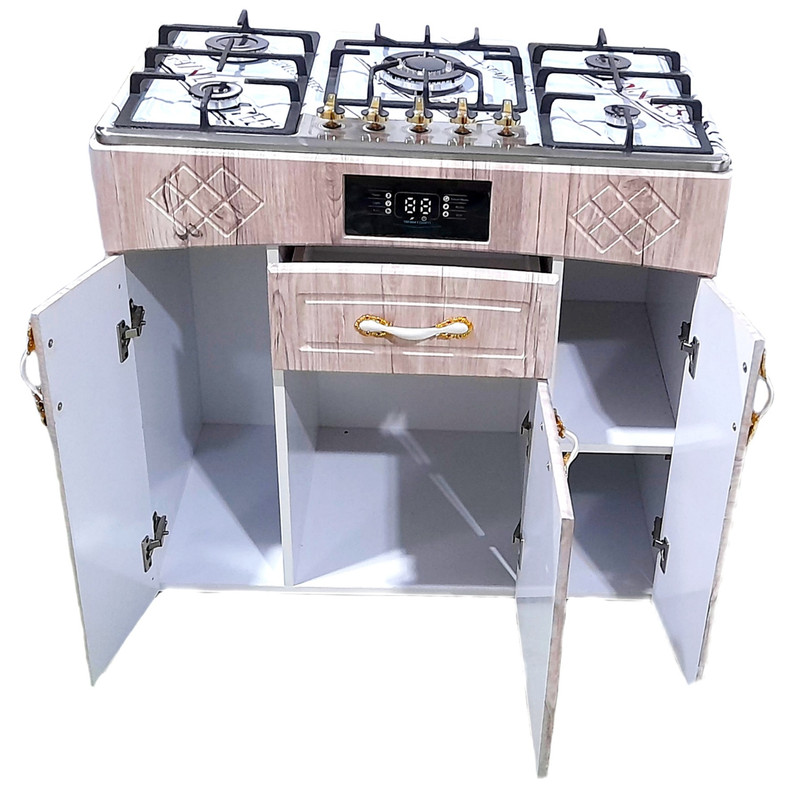 اجاق گاز 5 شعله هاکان مدل چهار درب صفحه استیل بوش - Image 2