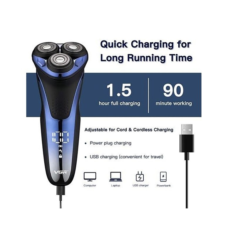 ماشین اصلاح موی صورت وی جی ار مدل 306 - Image 11