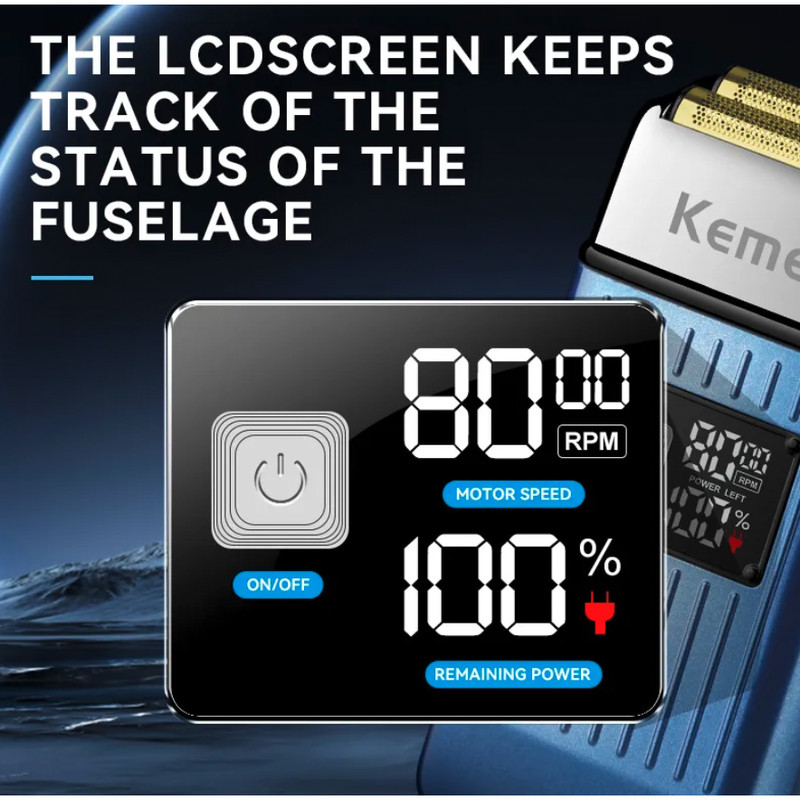 ماشین اصلاح موی سر و صورت کیمی مدل km-1112 - Image 3