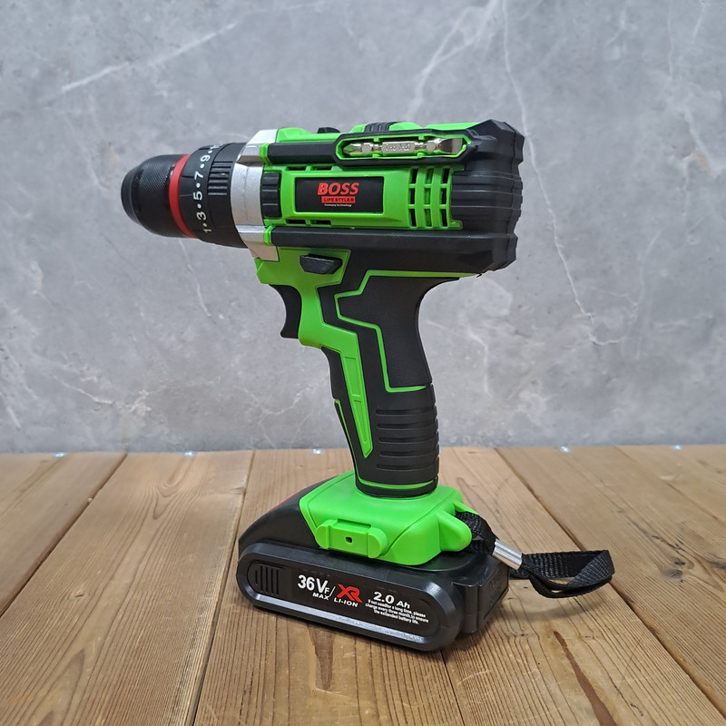 مجموعه 28 عددی دریل چکشی شارژی باس مدل 36VF MAX /LI _ ION کد 1 - Image 12