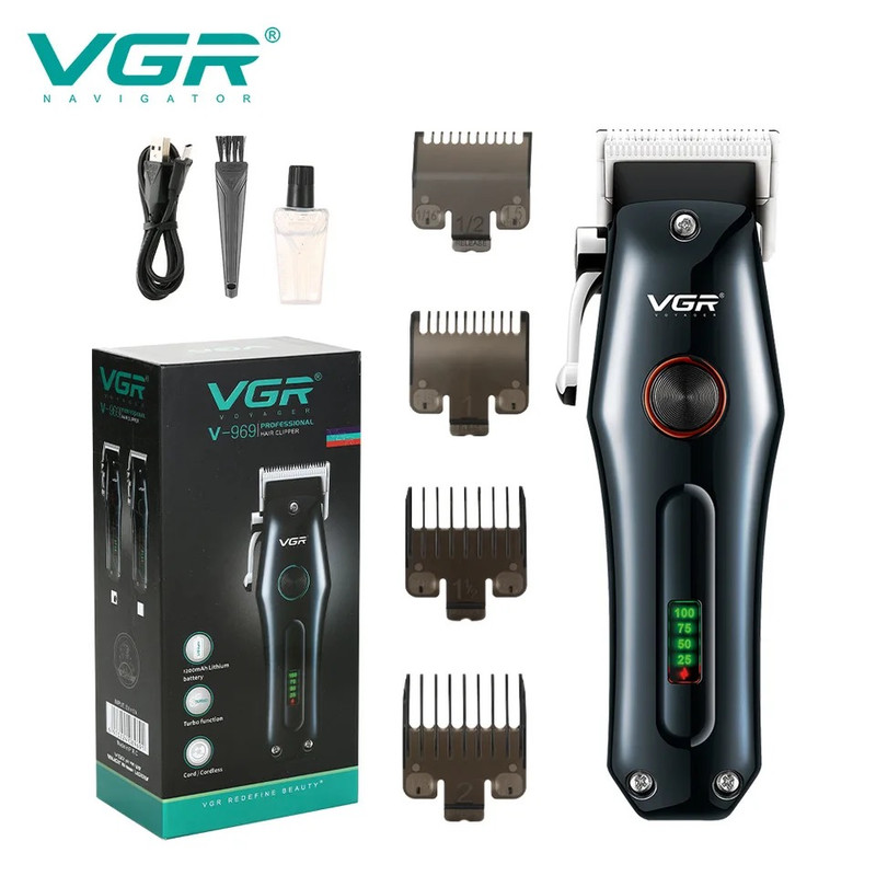 ماشین اصلاح موی سر و صورت وی جی ار مدل v-969 - Image 9