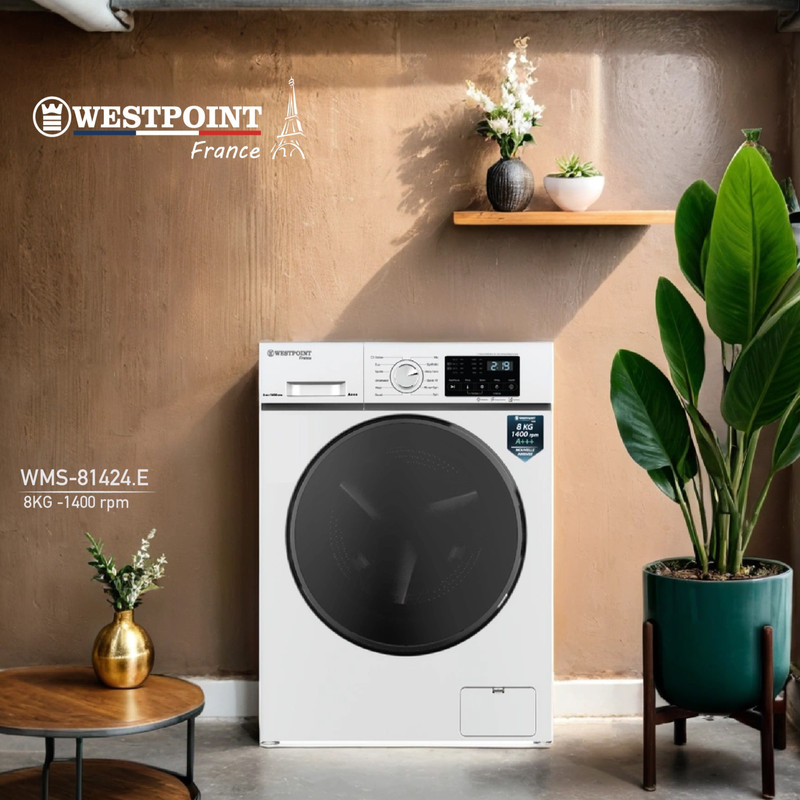 ماشین لباسشویی وست پوینت مدل WMS-81424.E ظرفیت ۸ کیلوگرم - Image 6