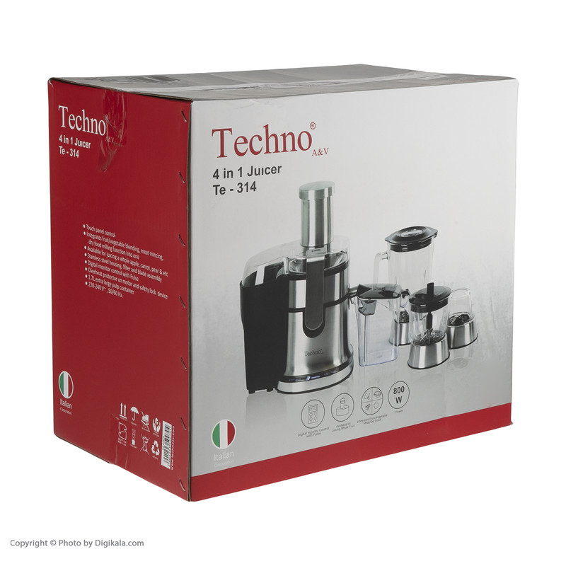 آبمیوه گیری تکنو مدل Te-314 - Image 9