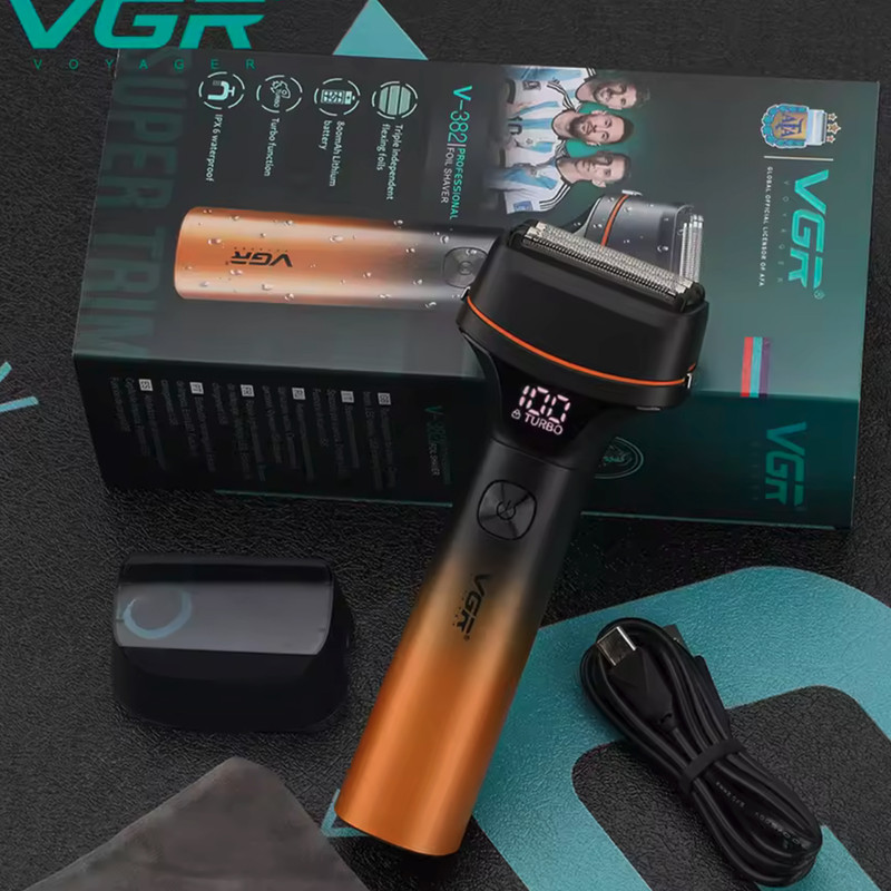 ماشین اصلاح صورت شارژی وی جی ار مدل v-382 - Image 7